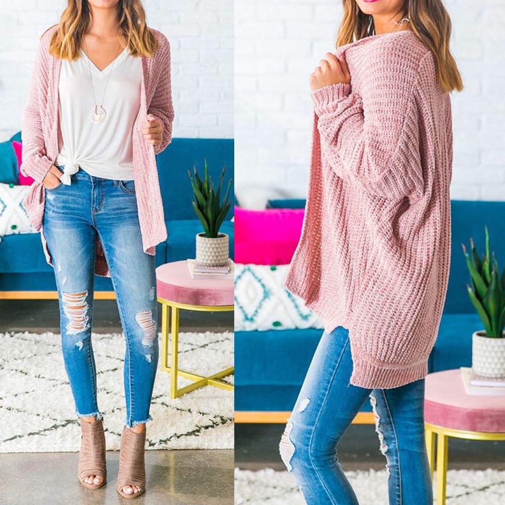 STACEY Softest MUST HAVE Chenille Cardigan